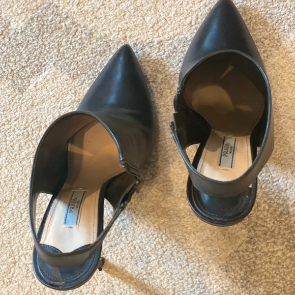 Prada Pointed Toe Slingback Bootie Size 39 / US 9 - Picture 4 of 8